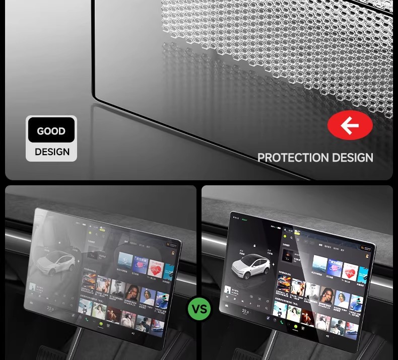 26 Models of Model Y/Yl Tesla Screen Tempered Film with Full Screen Coverage Tempered Glass 16inch Tesla Tempered Film