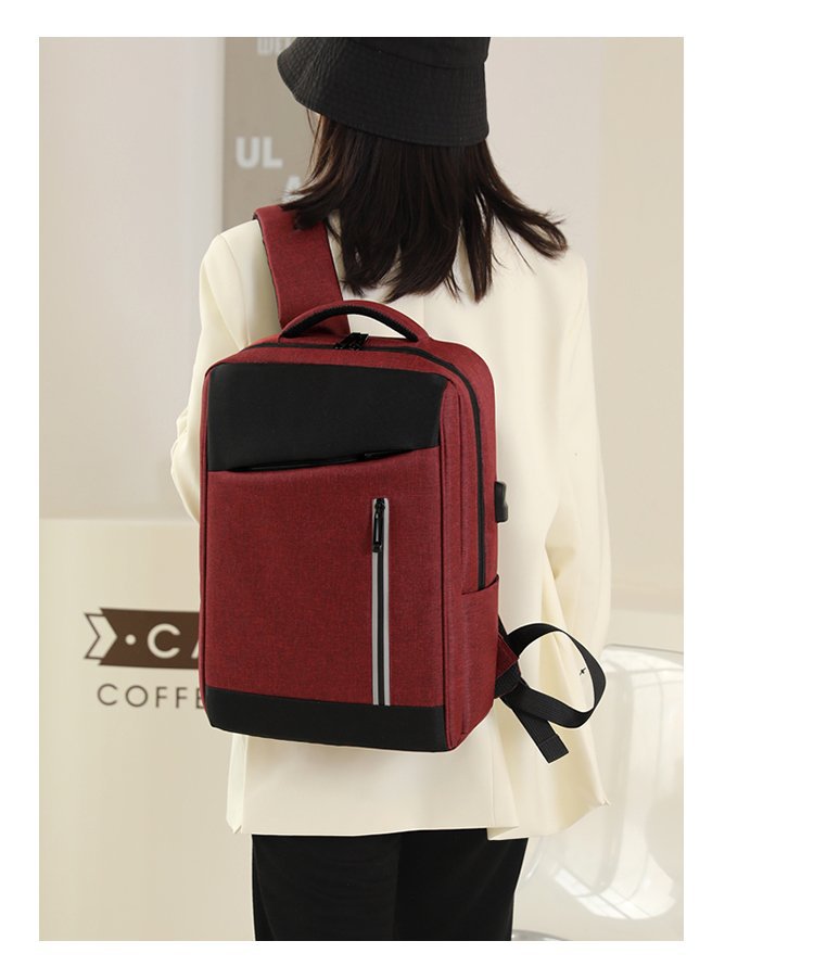 2024 New cross-border multi-functional USB charging business travel men's laptop backpack for foreign trade undefined