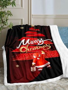 Комплект, кашемир, рождественское фланелевое одеяло, 3D, 3 предмета, европейский стиль, Aliexpress, Amazon
