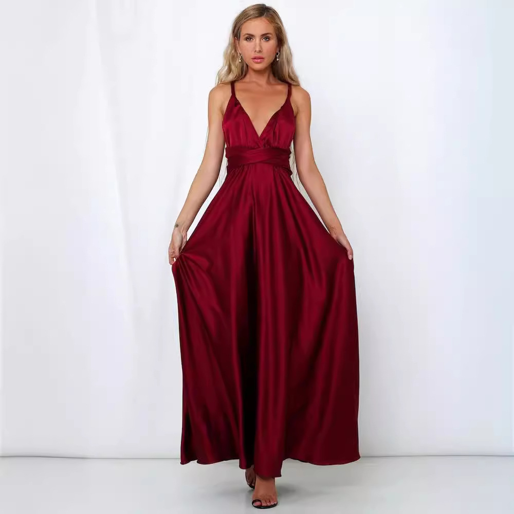 Satin Summer Dress - Image 2