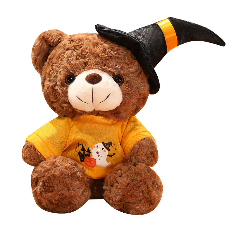 国境を越えたハロウィーンの熊人形ハロウィーンの装飾品のアイデアはテディベアのぬいぐるみを責める|undefined
