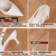 French Style Elegant High Heels Women's Summer 2024 New Korean Toe Sandals Pointed Stiletto Heel Strap Evening Shoes