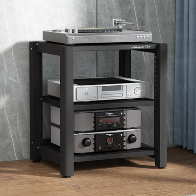 Adjustable Power Amplifier Rack Electric car big tripod - black-relief-3-layers