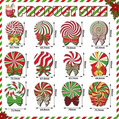 木製クリスマス冬カラフルなグラデーションクリスマスキャンディーテーマパーティーパーティーツリーぶら下げお祝いホームデコレーション