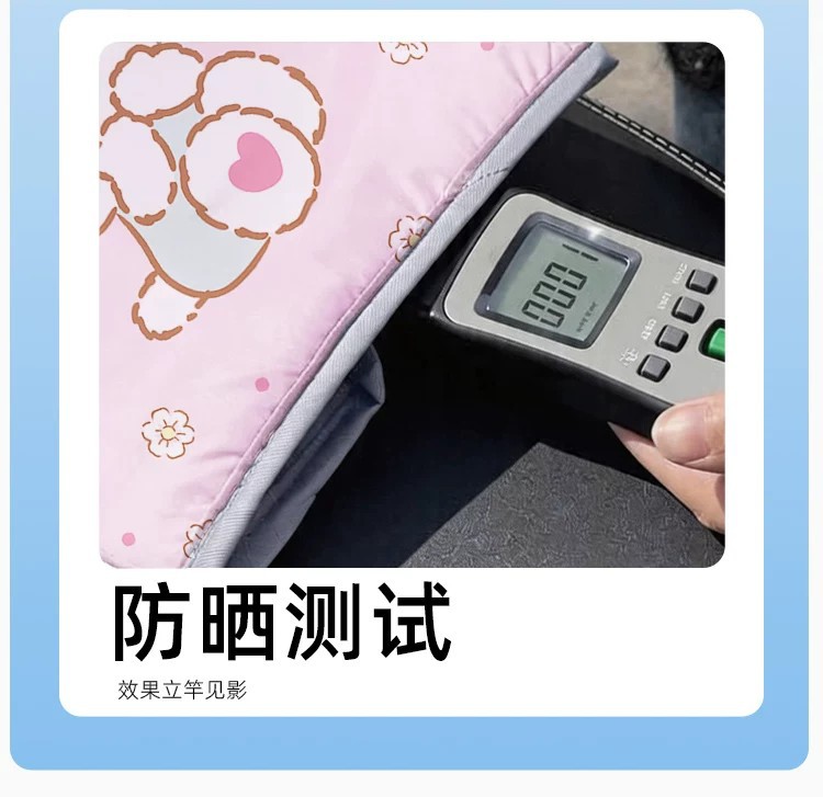 Summer electric vehicle sunshade handlebar covers, motorcycle sun-proof and waterproof handlebar covers, cartoon breathable riding gloves