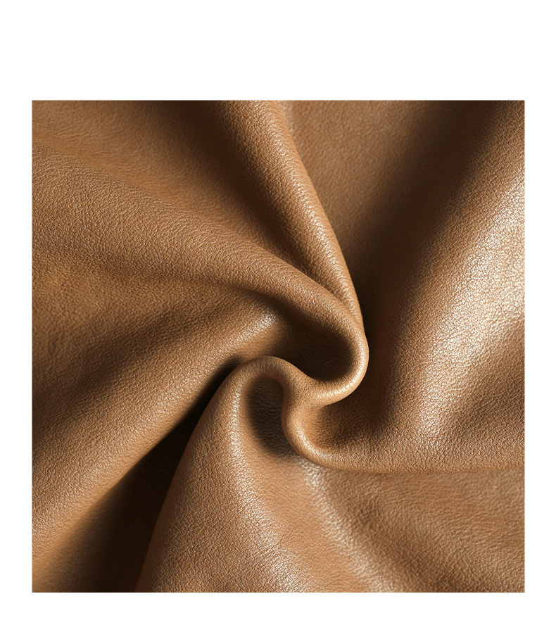 Qiu Zhen Lazy Water Bucket Genuine Shoulder Unique Soft Leather Women's Ba, Commutin Top Layer Plant Tanned Cowhide_voghion.com