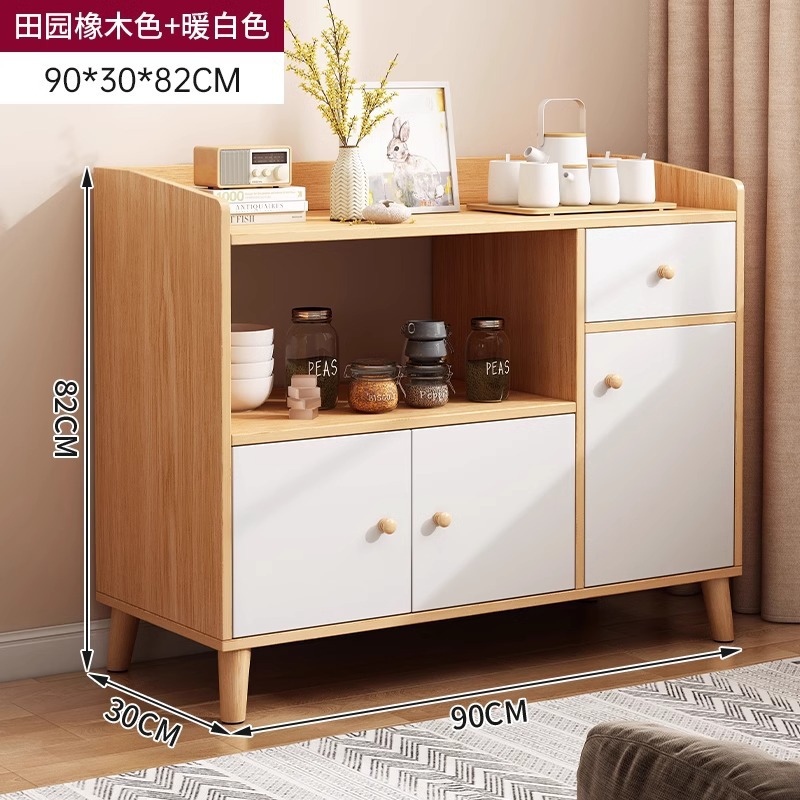 Gabinete de té casero contra la pared armario armario pequeño armario de sala de estar armario pequeño armario de almacenamiento armario de comedor