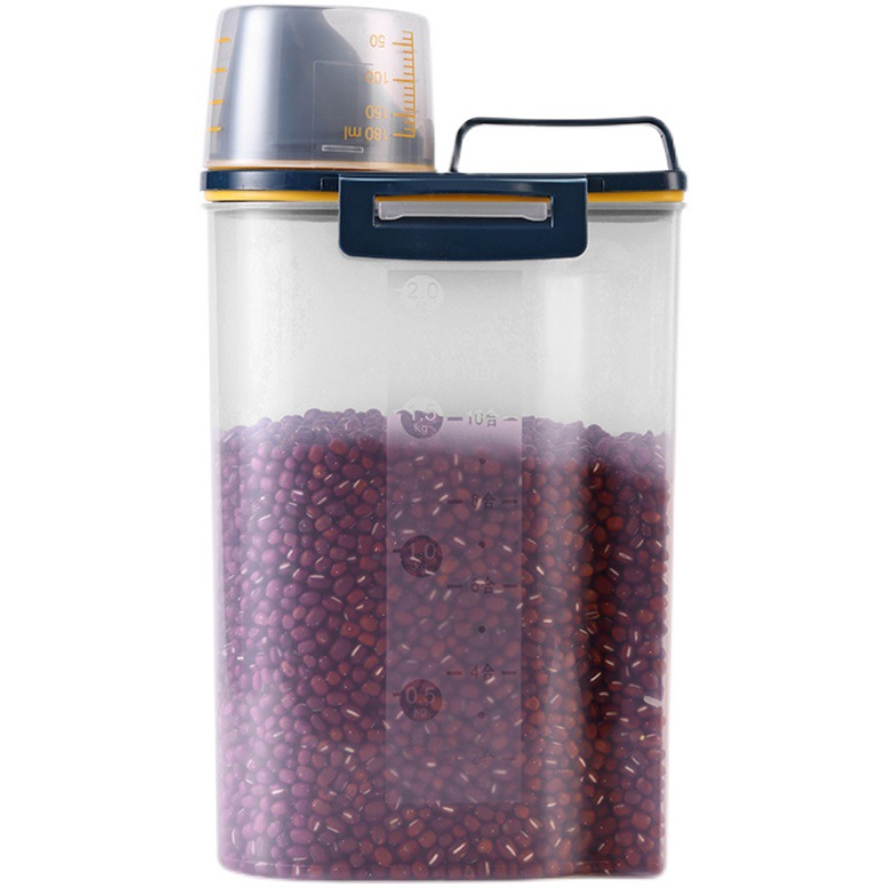 密封罐五谷杂粮厨房收纳食品级透明塑料罐盒子零食干货防潮储物罐