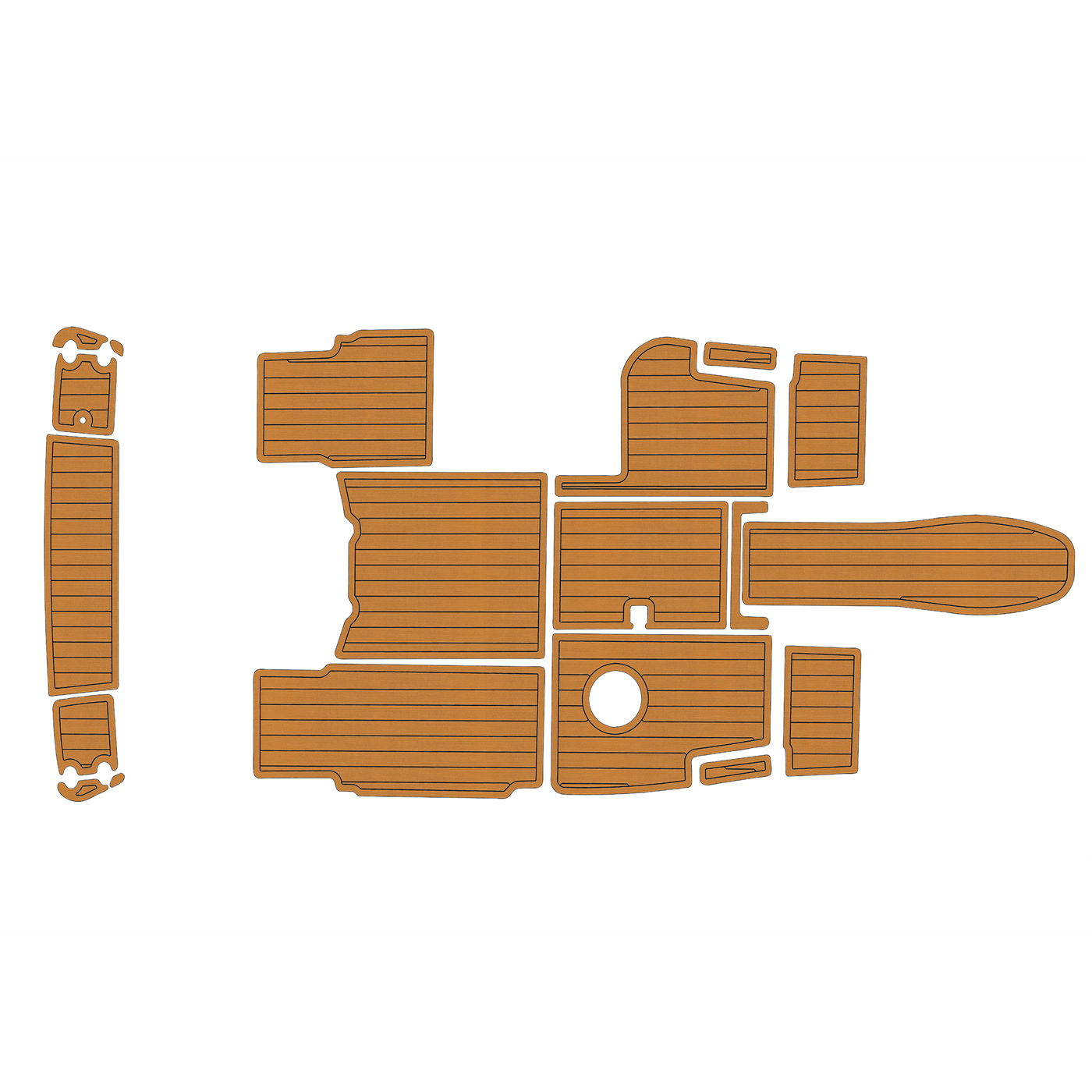 2001-2004 Monterey 200 LS Montura Faux EVA teak Marine Floor