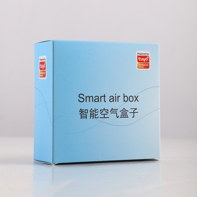 厂家直销tuya涂鸦WIFI空气盒子甲醛温湿度CO2空气检测仪