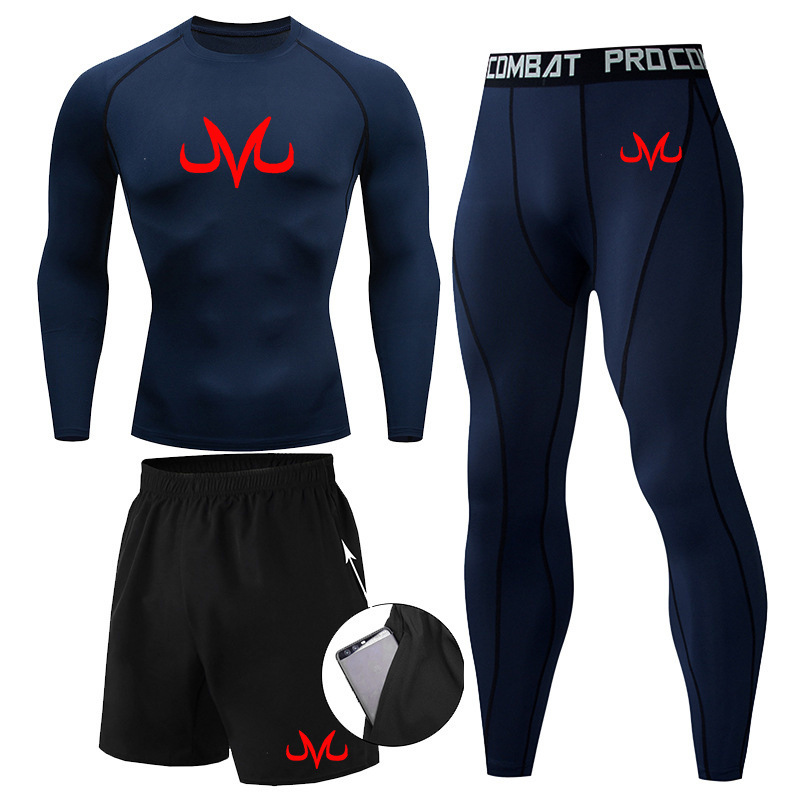 Women's Clothing Men's Animation Sportswear Set Tights Fitness Shorts Base Layer Quick Drying Running Track And Field Training High Elasticity_ecoleips.com