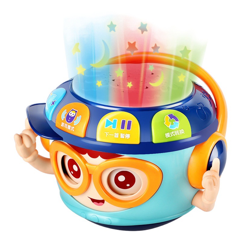 Children's Tumbler Hand Clap Drum Educational Early Education 0-1 Year Old Baby Music Clap Drum 3-6 Months Baby Toy