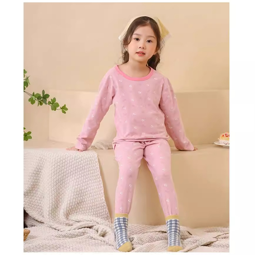 Set de ropa de casa para niños otoño y invierno chaqueta de otoño pantalones de otoño bebé de otoño dos piezas set de ropa de bebé de algodón lycra
