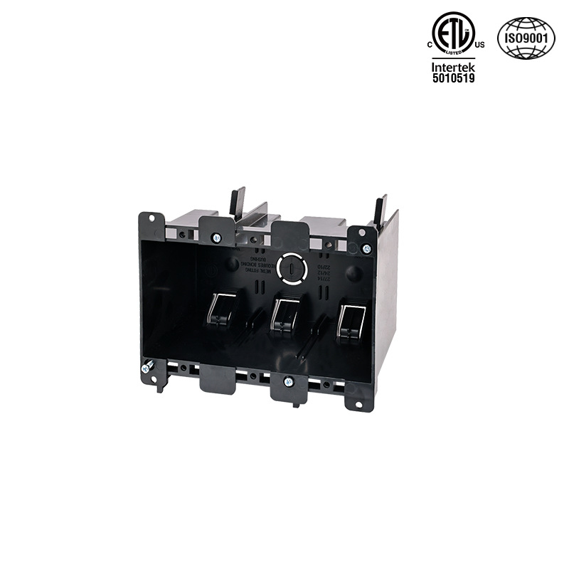 LINSKY灵天美标塑料接线盒家用接线盒ETL认证 PPO PVC材质塑料