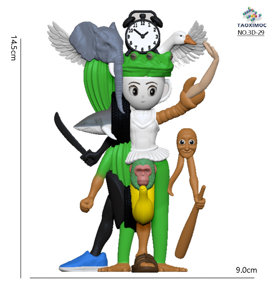 Nuevo producto transfronterizo AI Shanhaijing tung tung sahur