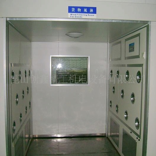 不锈钢风淋室单人双人货物通道电子食品厂用货淋房十万级净化车间