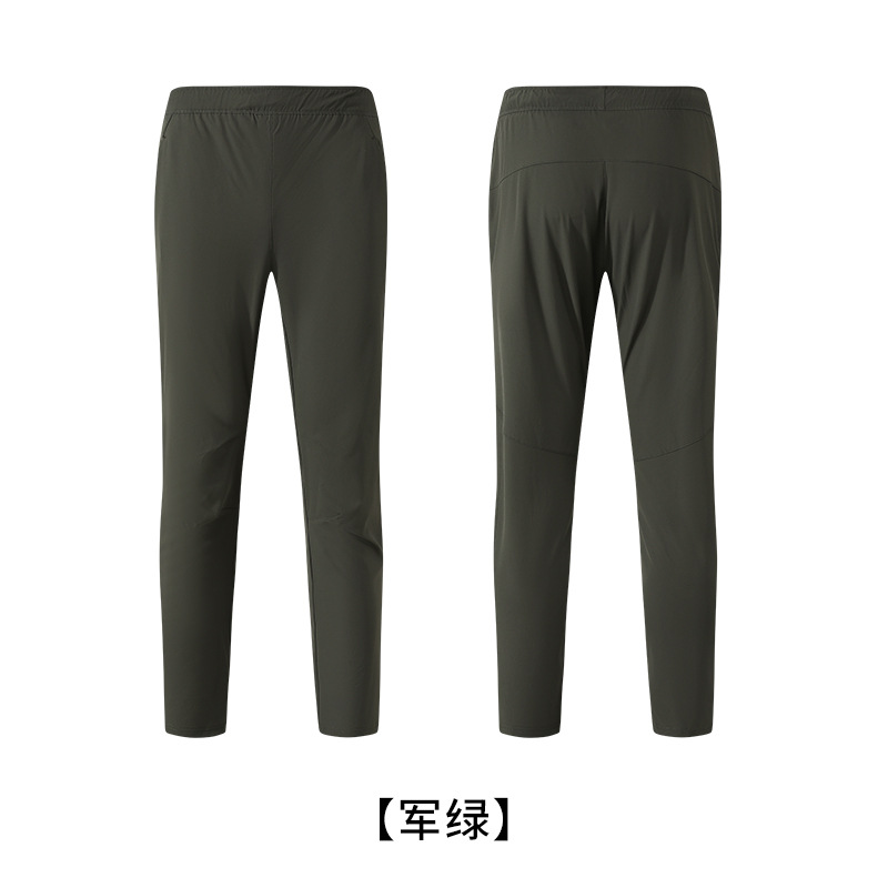 Lulu pantalones deportivos para hombres pantalones de correr al aire libre de verano de moda casual pantalones rectos sueltos pantalones de entrenamiento de fitness transpirables