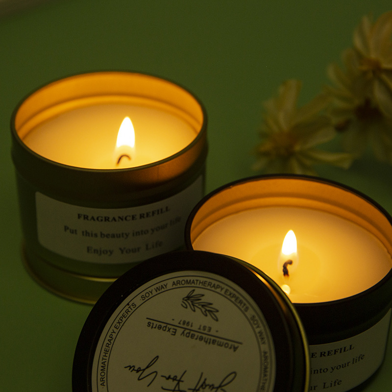 Manufacturer wholesale aromatherapy candles smokeless home fragrance ornaments niche high-end glass candles as gifts
