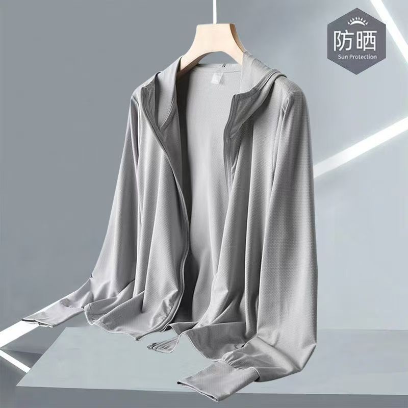 Fuente de fabricantes de ropa de protección solar para hombres al aire libre pescar ropa de protección solar de verano ligera y delgada abrigo solar transpirable