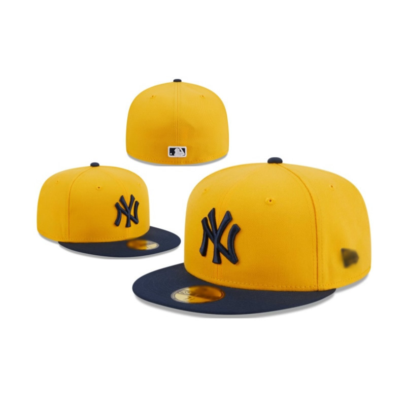 外贸MLB 经典款棒球平檐帽美式体育联盟闭合帽时尚尺寸平沿帽跨境|undefined