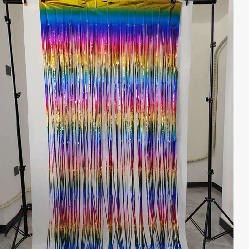 Rayas horizontales de degradado brillante