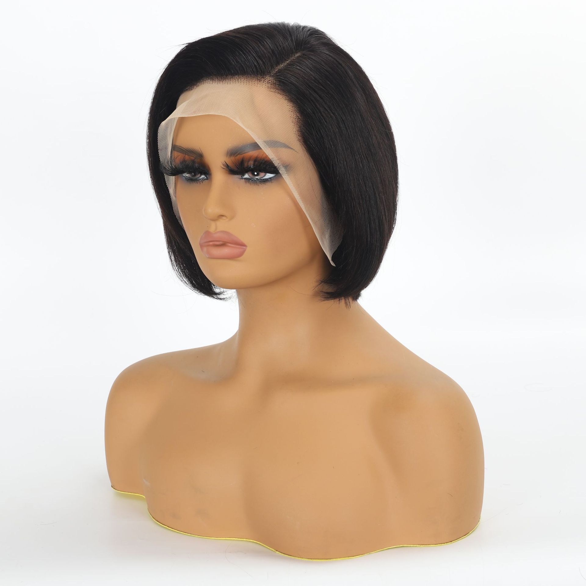 Pelucas europeas y estadounidenses cabello corto cabello recto cabello corto cabello corto