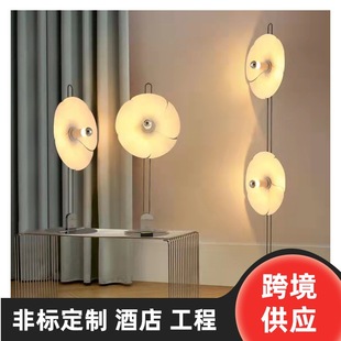 Source manufacturers creative petal floor lamp designer living room bedroom study exhibition hall desk lamp vertical lamp