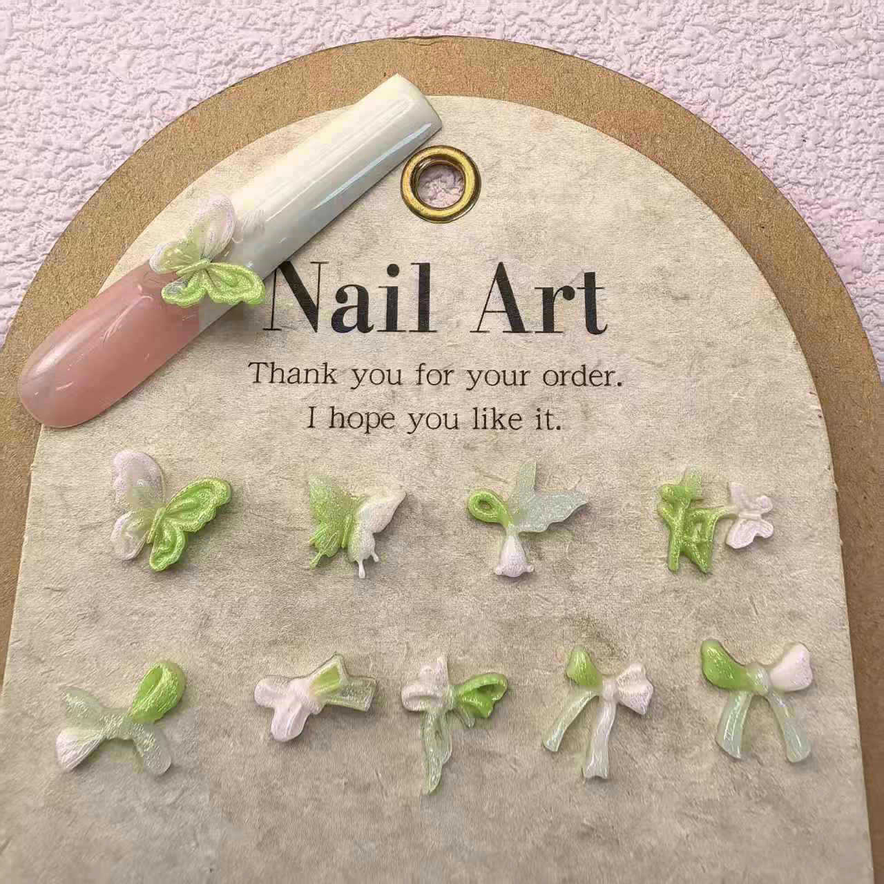 粉绿蝴蝶结饰品配件美甲饰品_05.jpg