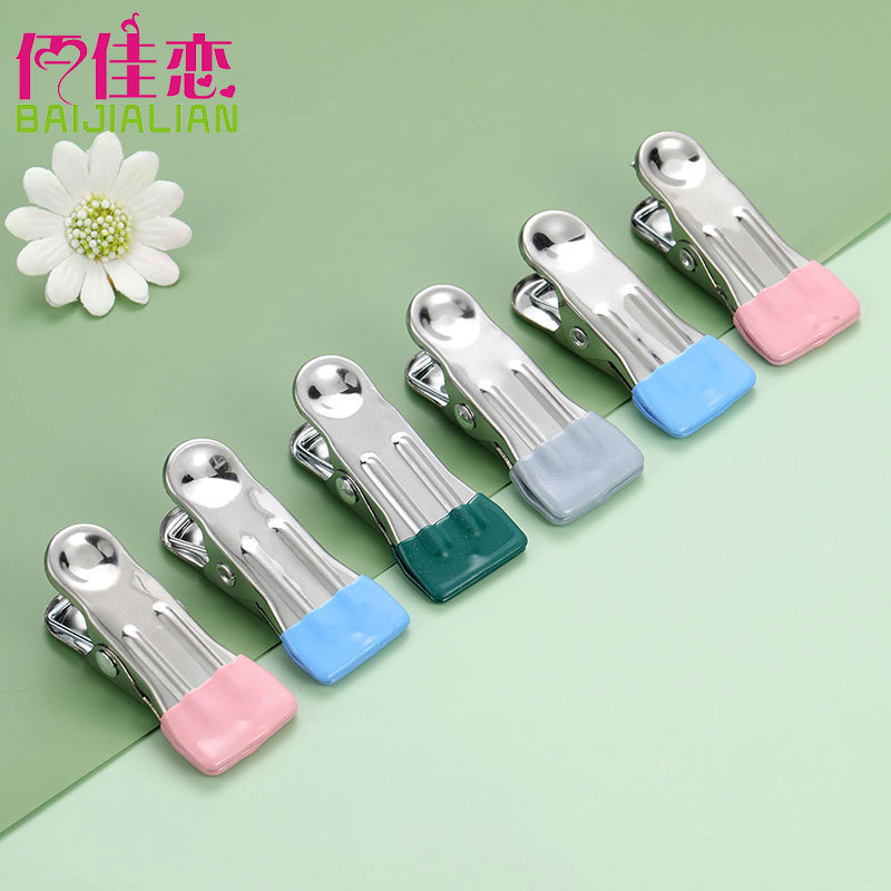 Stainless Steel Clothes Drying Clips, Household Multifunctional Clothes Windproof Large Clips for Storage, Bed Bed Sheetss and Quilt Holders Wholesale