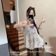 Summer New Crochet Hollow Knitted Vest Women's Top Loose Outer Sleeveless Sling T-shirt Outer Wear Cool