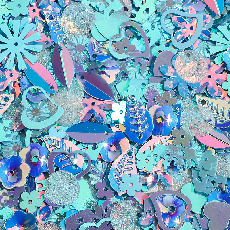 Color plateado lentejuelas nido pieza flash DIY material decorativo ropa Ropa Accesorios hecho en casa pendientes materiales accesorios image 73