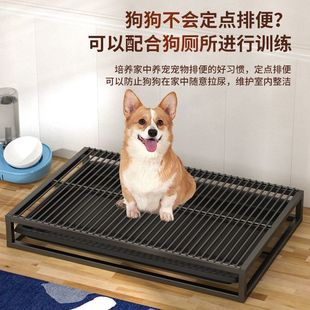 Dog Toilet Drawer Pull-Out for Small to Medium-Sized Dogs, Large Size, Easy to Clean, Anti-Trampling, Splash-Proof, Small Size, Plain Rainbow