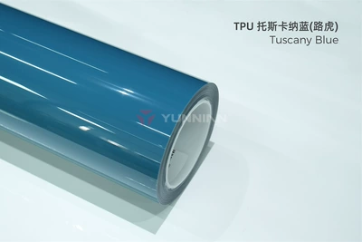 Auto Color Change Film TPU car color change film, original - tpu-tuscan-blue-15215m