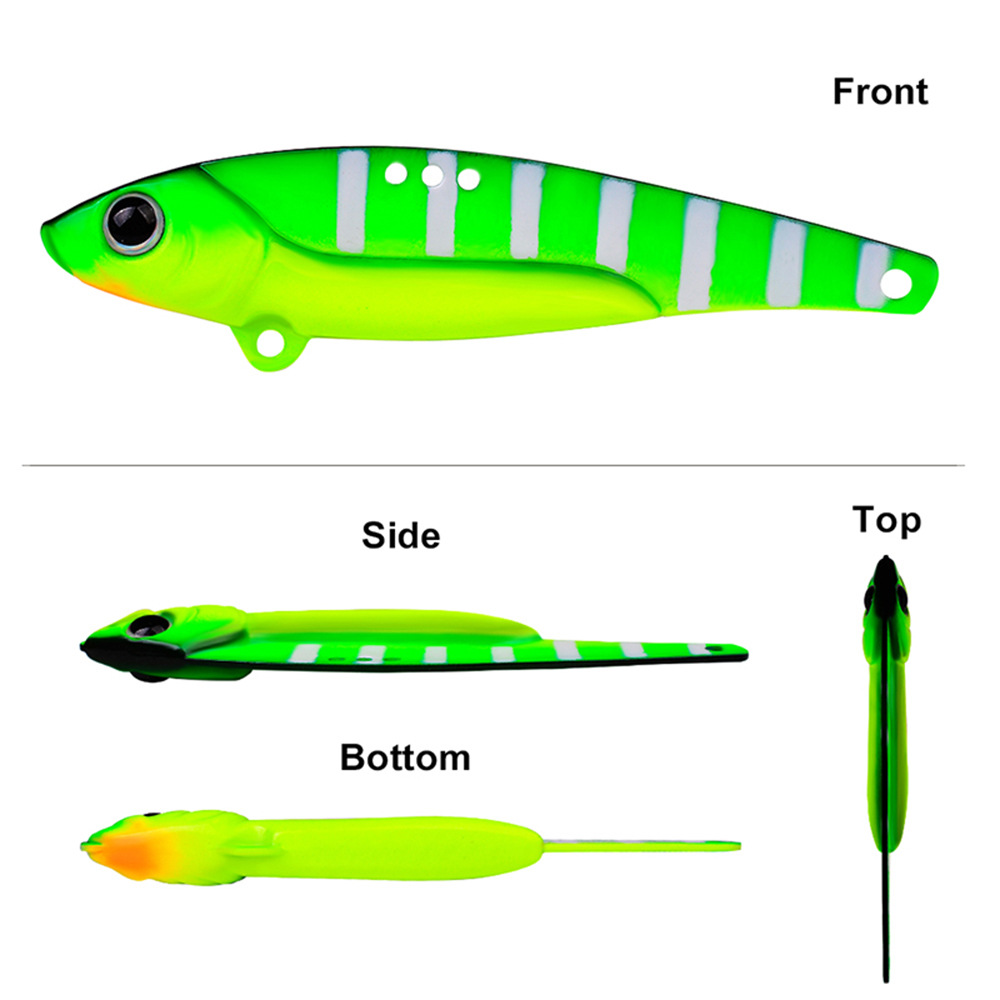 遠投震動亮片沉水VIB路亞餌龍牙金屬仿生餌 翹嘴鱸魚假餌跨境批發