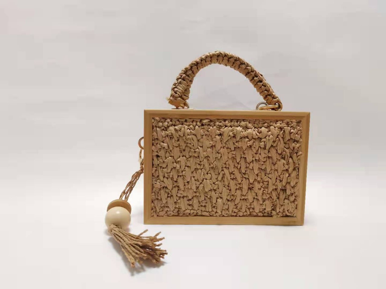 Straw Crossbody Bag Image 3
