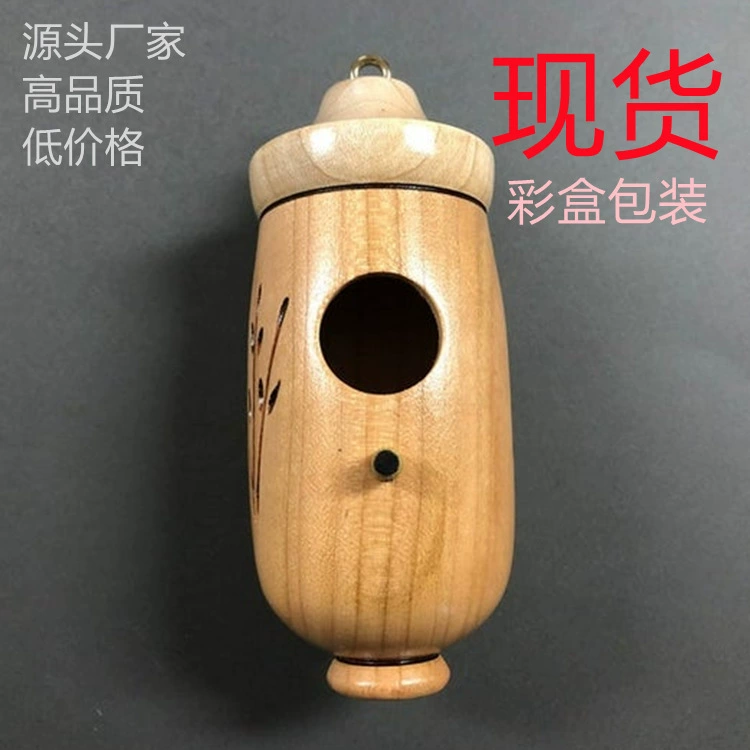 Трансграничный новый дом Колибри на открытом воздухе двор из бука подвесной дом Колибри плотника подарок