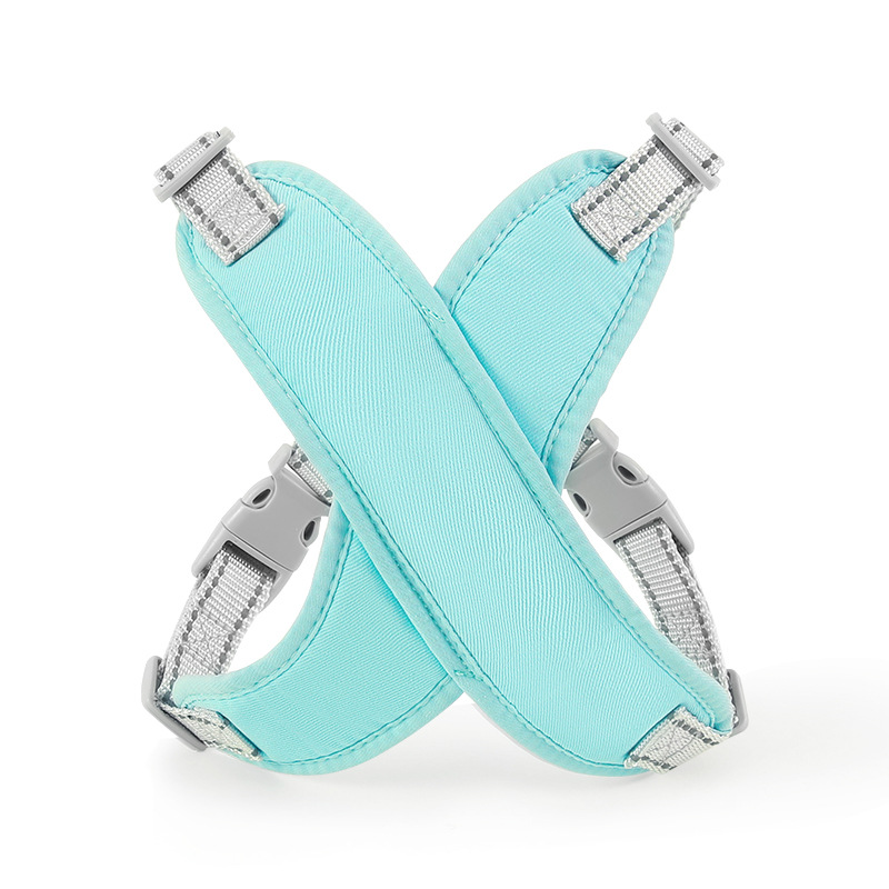 Nueva correa de perro transpirable para mascotas correa de pecho chaleco reflectante cuerda de perro correa de mascota al por mayor