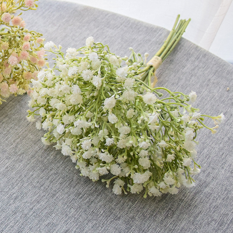 Gypsophila artificial flower, wedding bridal bouquet, 7-head feel, simulated Gypsophila bouquet, fake bouquet