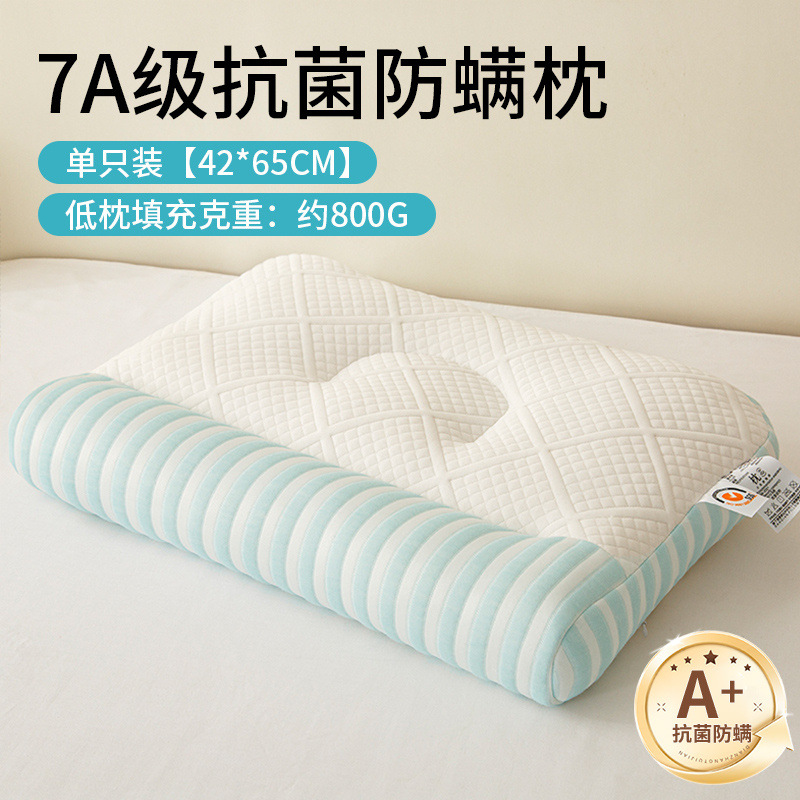 Almohada Núcleo de almohada especial para columna cervical Ayuda a dormir Almohada para el cuello Soporte de tracción Dormir lateral Corrección del arco inverso Reparación de la columna vertebral