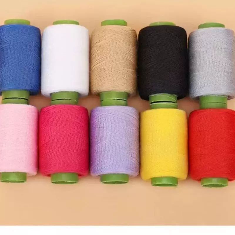 家用302缝纫线缝补衣服针线手工diy缝衣服线黑白缝补线彩色手缝线