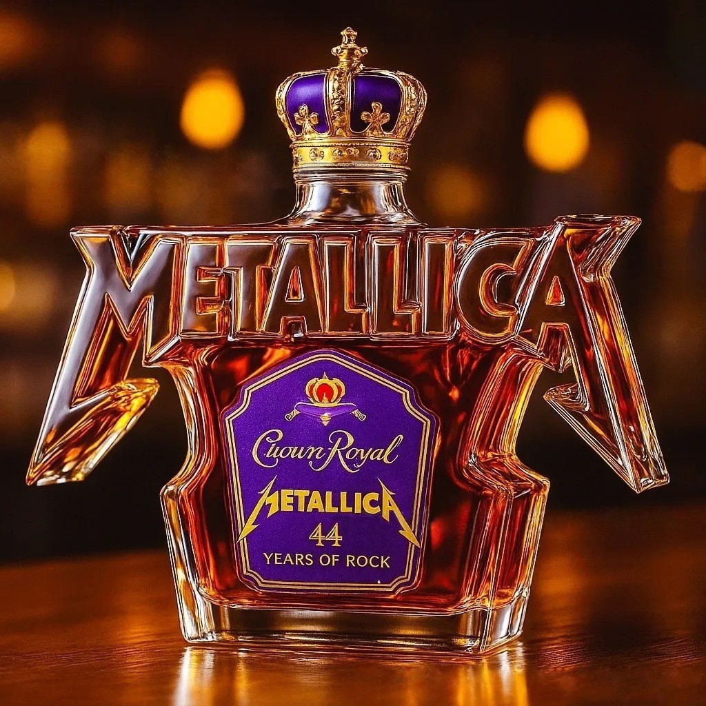 Metallica "44 Years of Rock ", botella de whisky de edición limitada