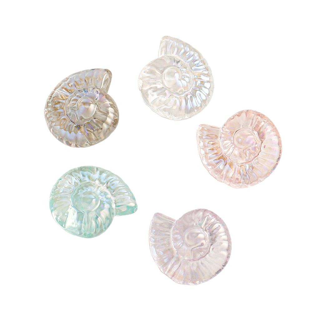 [10 - 20 paquetes] caracol conchas cuentas diy cadenas de llaves para teléfonos móviles colgando estrellas de mar accesorios de cuentas a granel