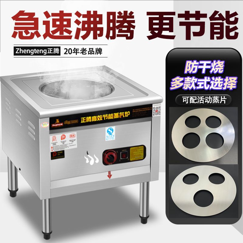horno de paquete Zhengteng calentamiento eléctrico horno de vapor comercial multifuncional bolos fríos piel de gas jaula pequeña bolsa de pan al vapor salchicha ahorro de energía vapor