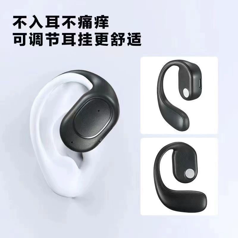 Ушной Bluetooth-гарнитура с цифровым дисплеем и кнопкой, длительный срок службы аккумулятора, 8×4×1 см