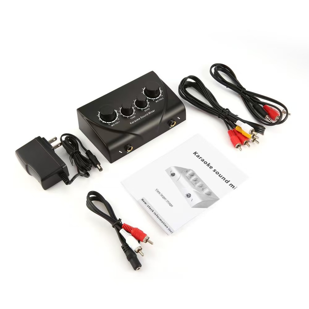 Mezclador de Karaoke Doméstico Preamplificador de Efectos image 2