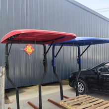 新款东方红挡雨遮阳棚塑料时风四轮支架泰山拖拉机加厚顶棚雨棚