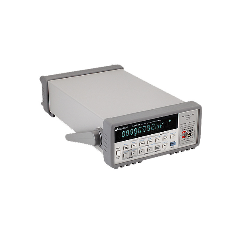 美国是德/安捷伦七位半数显式纳伏表34420A纳伏表/微欧表全新