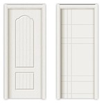 厂家直销PVC复合实木免漆门环保免漆套装门批量