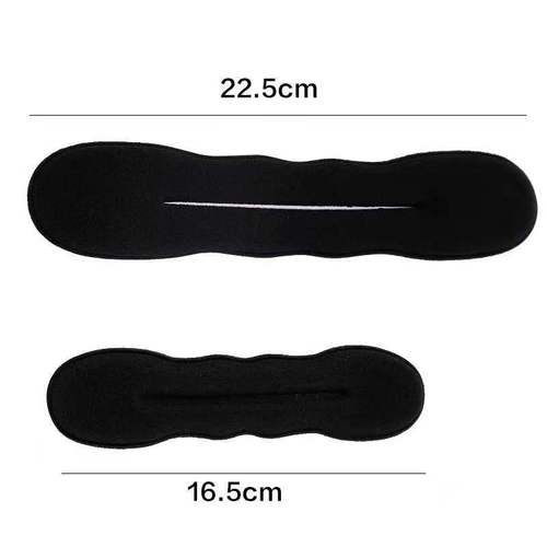 Korean sponge hair twister for women, black ball head, lazy, fluffy, simple flower bud hair twist, hair tie artifact