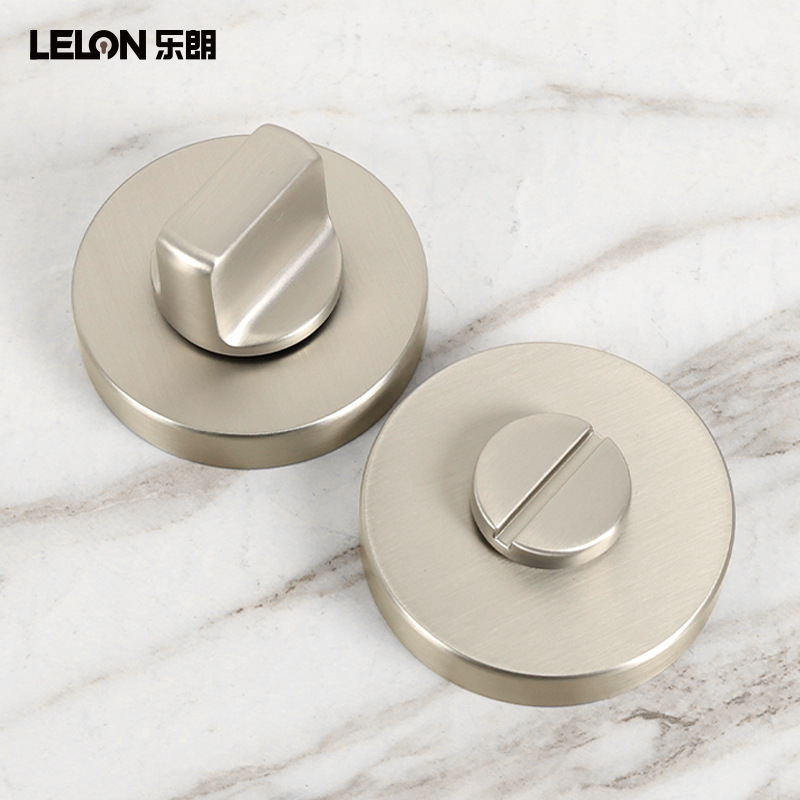 Aleación de zinc redonda cerradura de mano cerradura de mano cerradura de mano cerradura de puerta de hotel accesorios de cerradura de puerta de baño